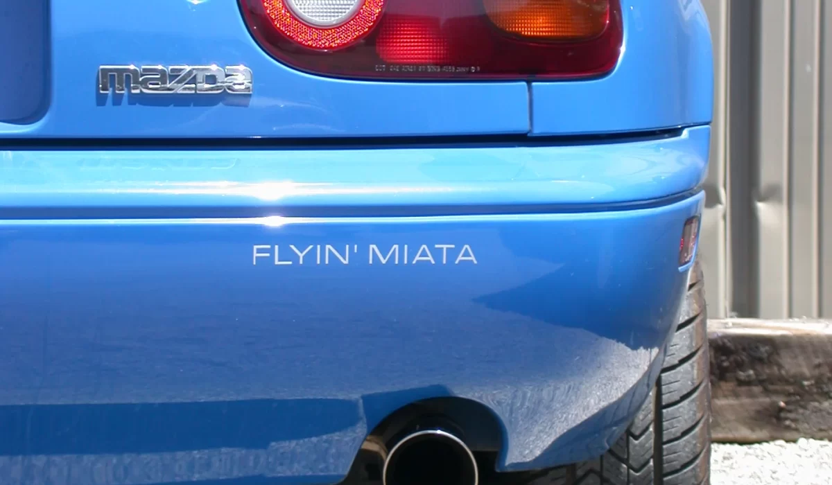 NA Flyin' Miata 2.25" stainless steel exhaust